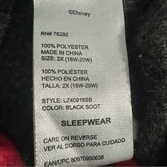 Disney Nightmare Before Christmas Black and Red Character Pajama Bottoms - Picture 3 of 3